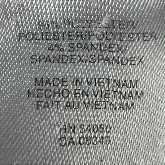 Y2K Evan Picone Multicolor Faux Wrap Retro Short Sleeve Babydoll Blouse SZ M - Picture 9 of 9